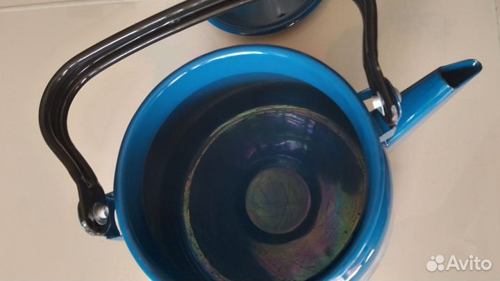 Чайник эмалированный новый