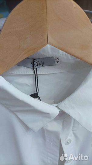 Белая рубашка 46 дубайский шёлк