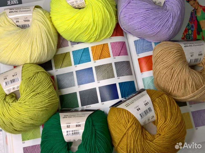 Пряжа ярнарт Джинс (YarnArt jeans)