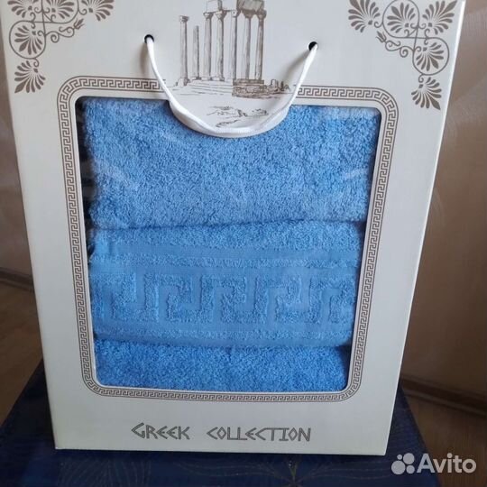 Махровые полотенца 3 шт в под.уп.с рис