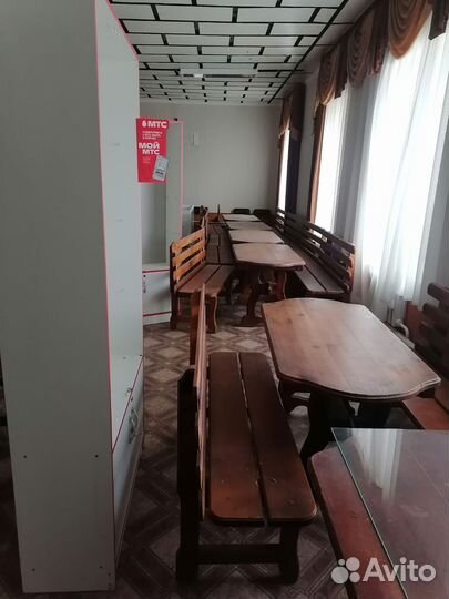 Стол лавочки