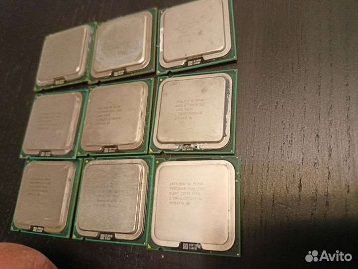 Процессоры 775 2-х ядерные