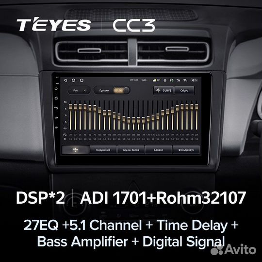 Магнитола Teyes CC3 3/32 Hyundai Creta 2