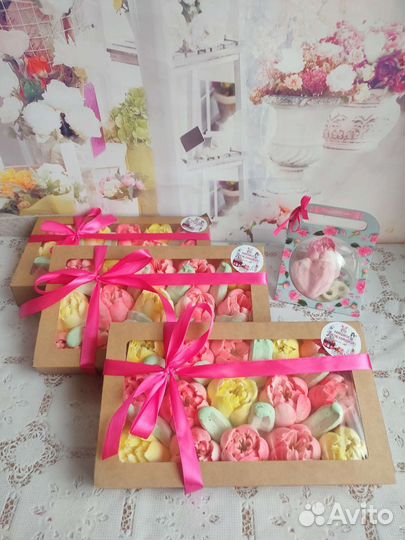 Зефирные букеты на заказ