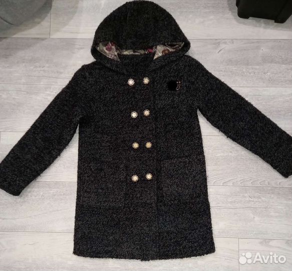 Пальто для девочки 128