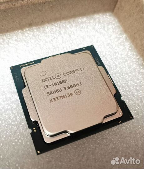 Процессор Intel core i3 10100f новый