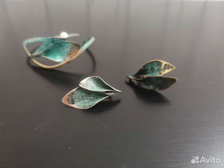 Серьги и браслет