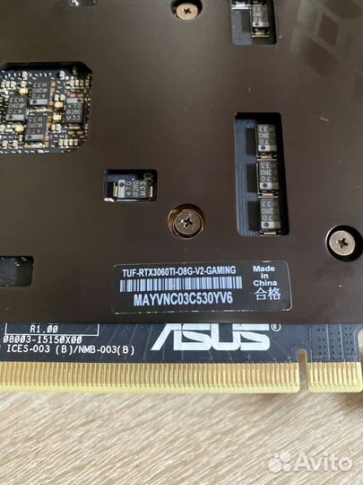 Asus Geforce RTX 3060 ti TUF Gaming OC 8gb