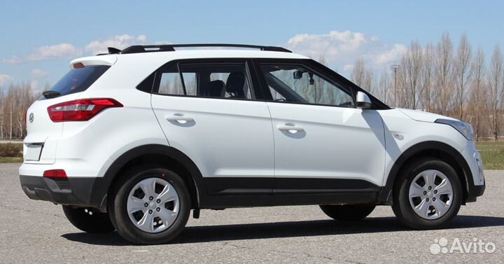 Рейлинги на Хендай Крета Hyundai Creta Black 2016+