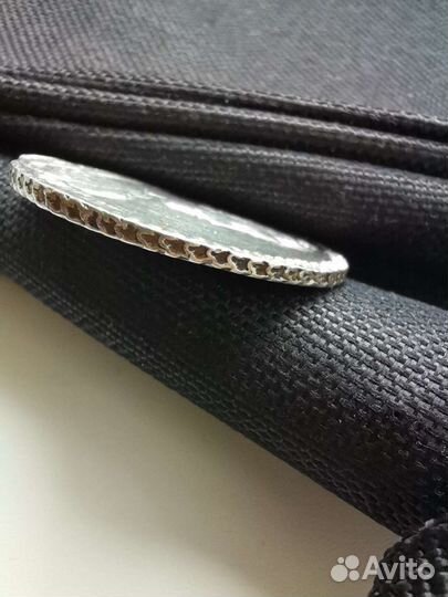 Монета 1 рубль 1733 без броши, крест державы прост