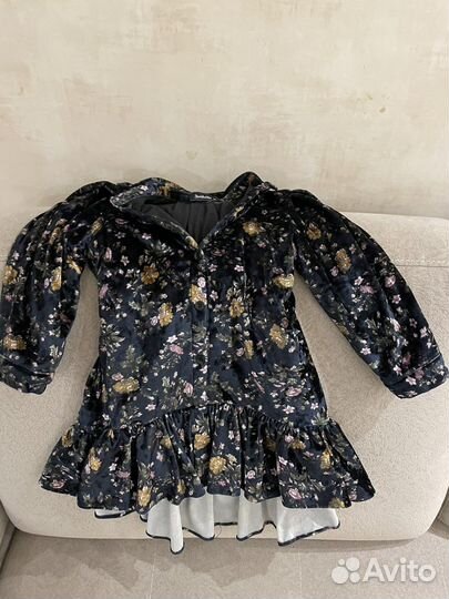 Платье теплое бархат