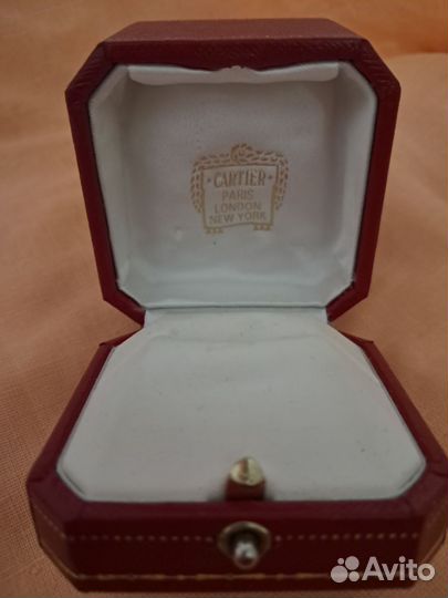 Коробка cartier для кольца винтаж