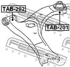 Сайлентблок задний переднего рычага