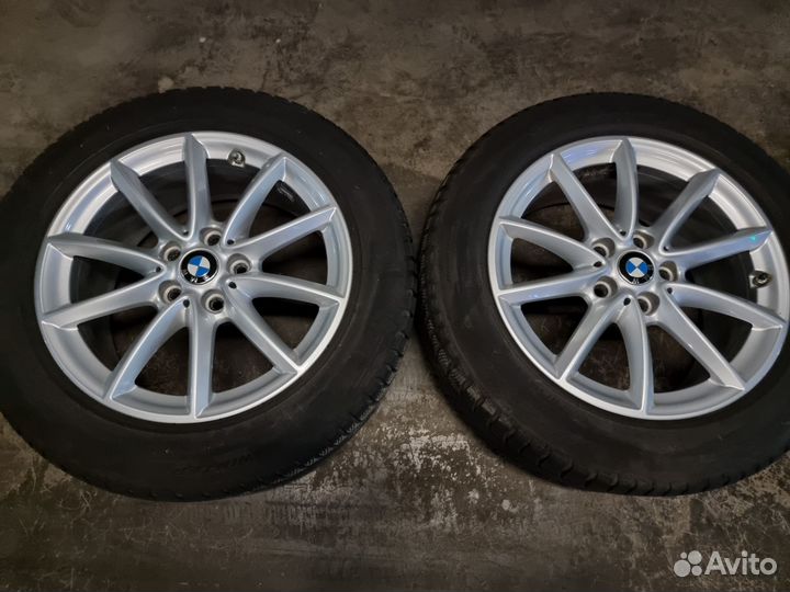 Диски и шины зима 225/55 R17 на bmw x1, bmw x2