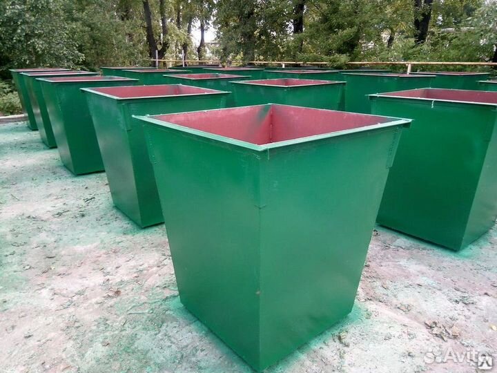 Мусорные контейнеры тбо пластик/металл