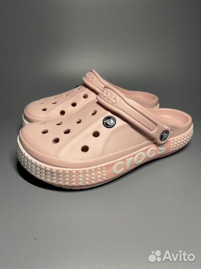 Crocs сабо женские розовые