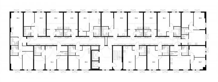 Квартира-студия, 19,9 м², 9/15 эт.