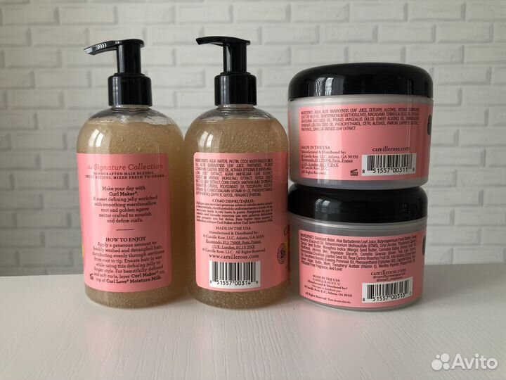 Camille rose, косметика для кудрявых волос