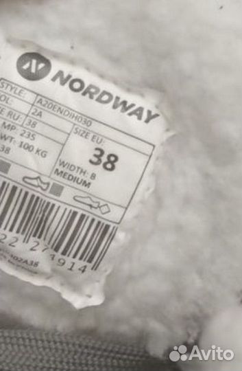 Коньки фигурные nordway 38