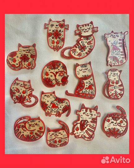 Значки котики