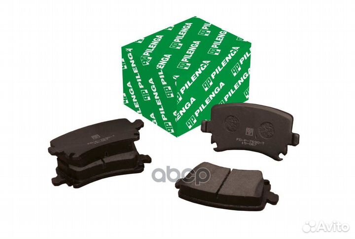 Колодки тормозные дисковые усиленные зад, прав