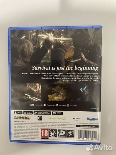 Resident evil 4 remake ps5 диск