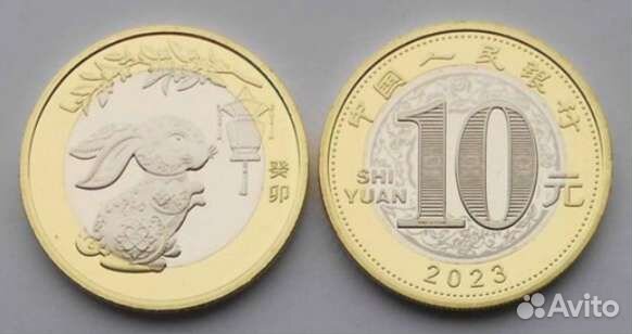 10 юаней 2023 г. год Кролика