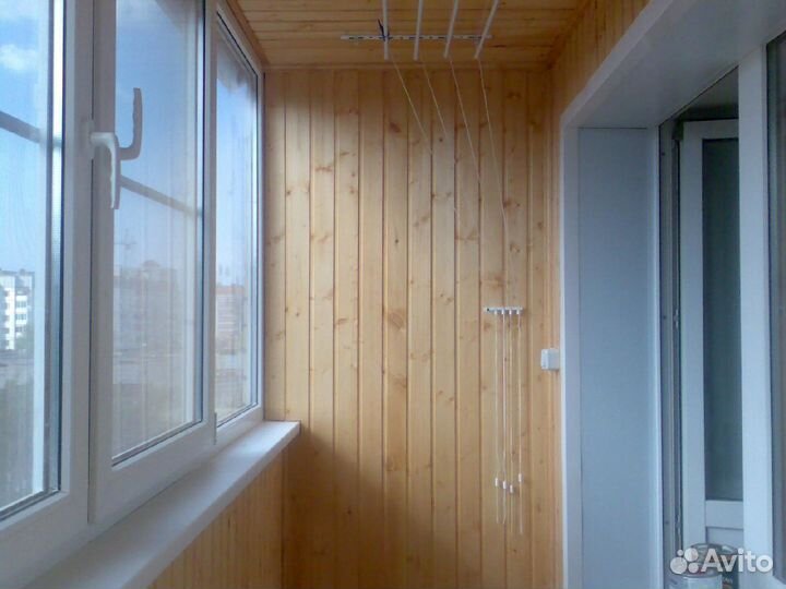 Внутренняя отделка балконов,лоджий,бань