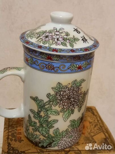 Кружка заварочная с керамическим ситом