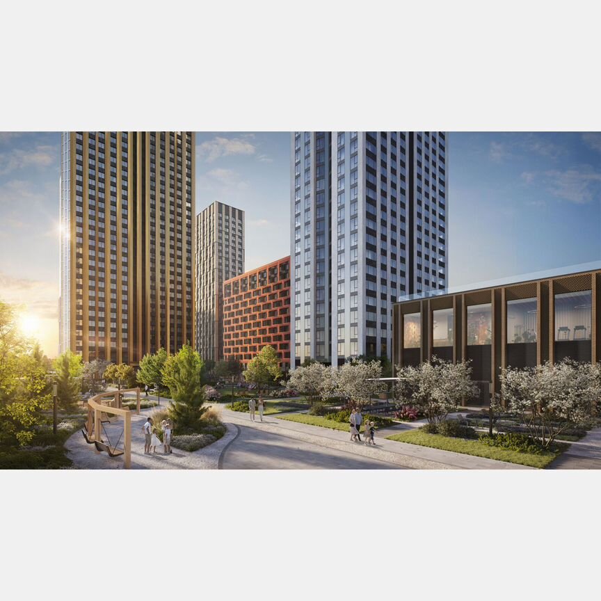 1-к. квартира, 32 м², 34/48 эт.