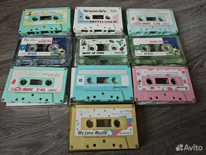 Кассеты цветные, редкие (Normal) 10шт