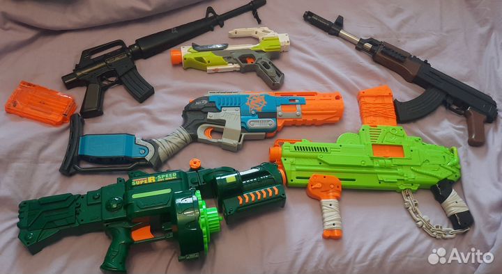 Разный Nerf, итальянские детские оружия пистоны