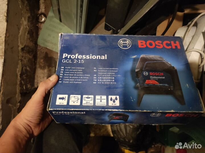 Bosch gcl2-15 professional лазерный уровень