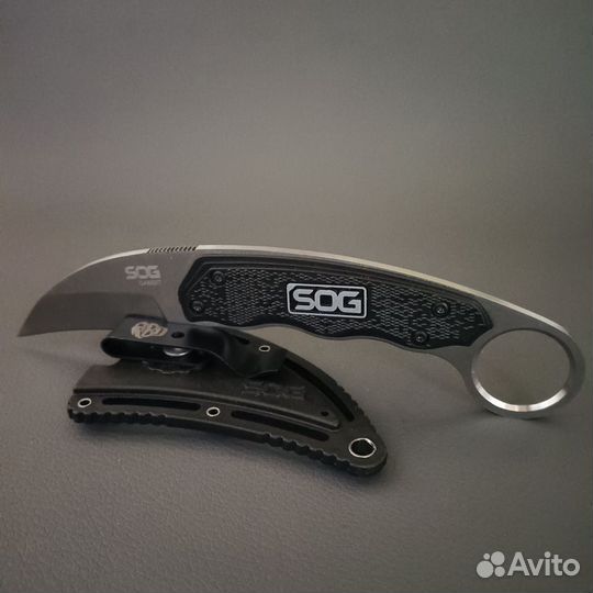 Нож SOG Gambit GB1001 сталь 7Cr17MoV, рукоять GRN