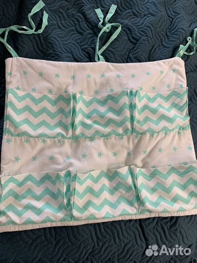 Бортик на детскую кроватку для подгузников