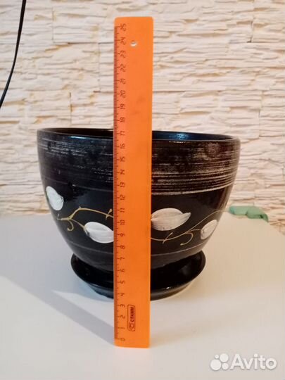 Горшок для цветов керамика большой