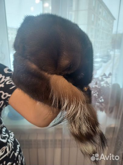 Шапка норковая женская