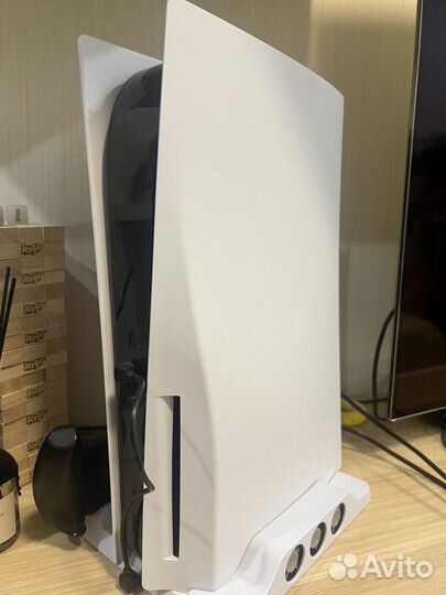 Sony playstation 5 с дисководом+диски+2 джойстика