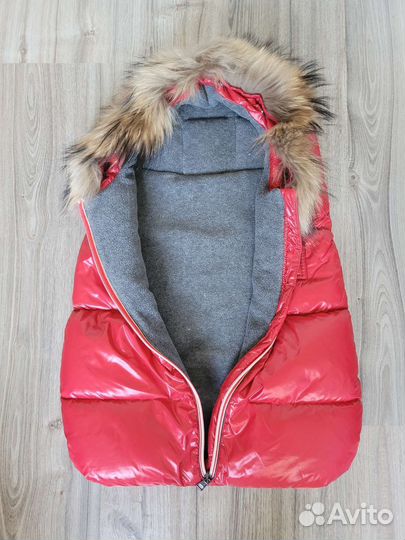 Moncler конверт с меховой отделкой (оригинал)