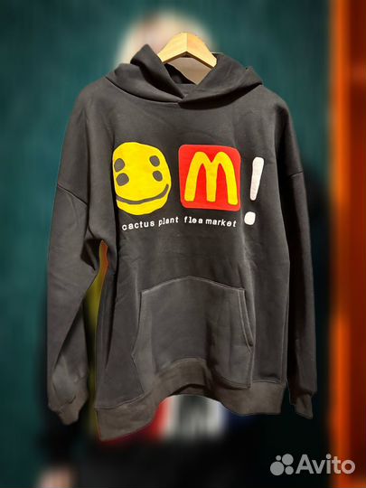 Чёрное худи Cactus Jack McDonalds