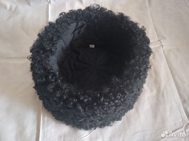 Казачья кубанка.Натур.каракуль.Новая.56-60