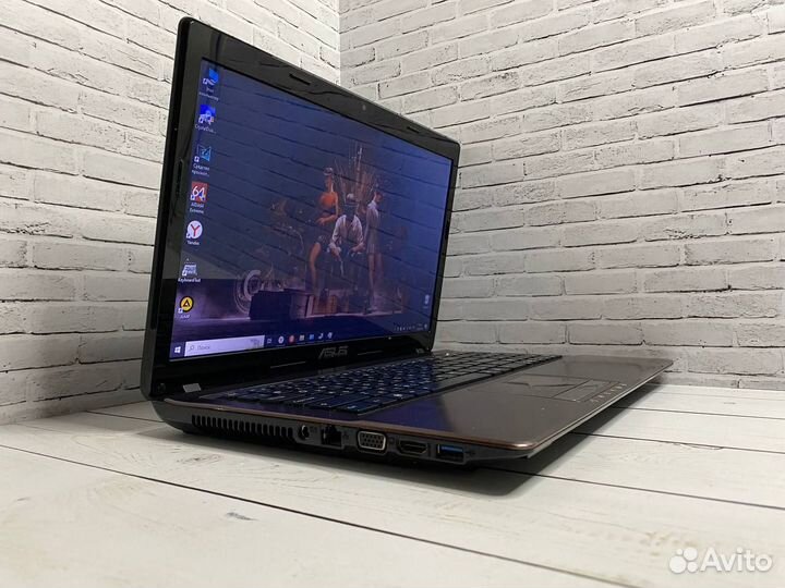 Игровой ноутбук Asus i7/8Gb/2видеокарты/SSD+HDD