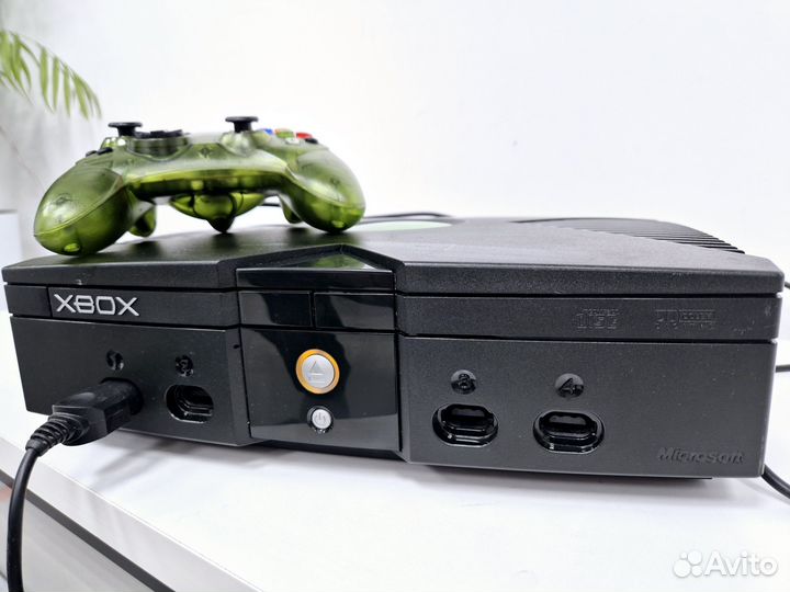 Xbox original black / геймпад / hdmi переходник