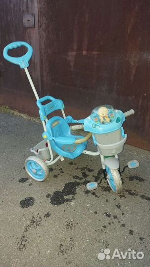 Детский велосипед с ручкой