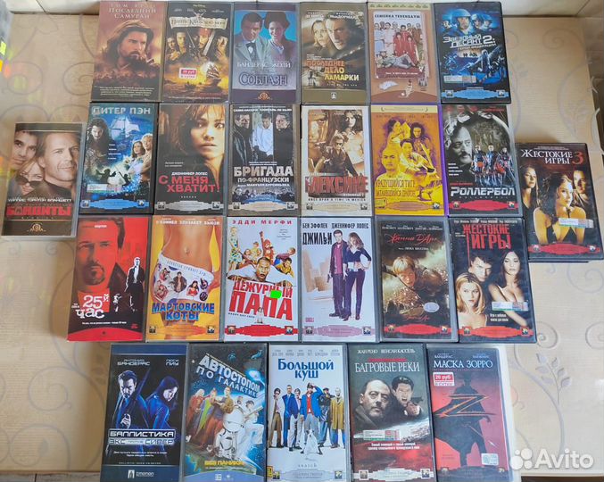 Фильмы от Союза и Видеосервис / видеокассеты / VHS