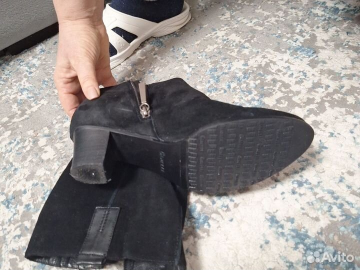 Сапоги женские натуральный замш