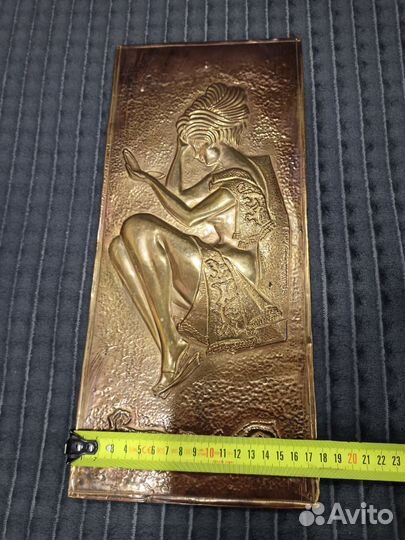 Картина медная чеканка СССР