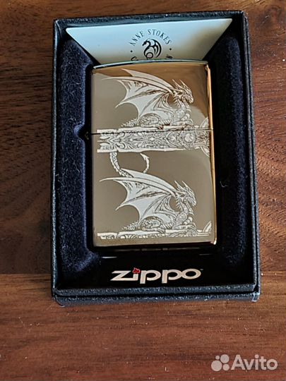 Zippo. Anne Stokes Gothic Dragons.Лимит. Новая