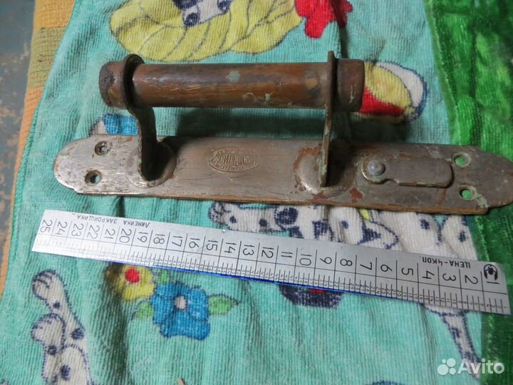 Дверная ручка покрыта латунью Утильцех 20-40 гг