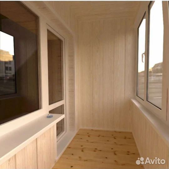 Отделка балконов и лоджий